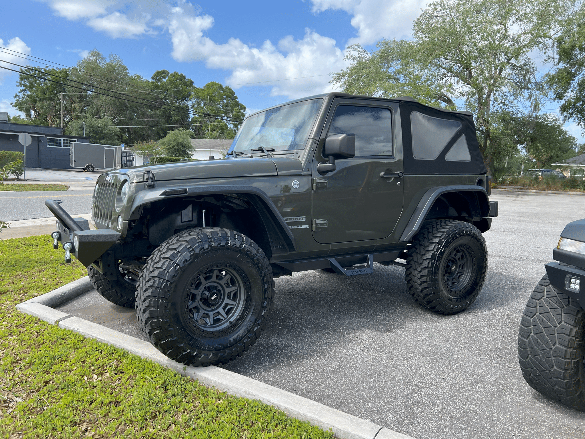 Jeep Wranlger with lift installed